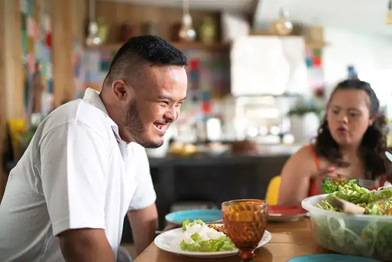 Empowering Weight Loss: A Comprehensive Guide for Individuals with Disabilities 2 Image of a disabled man and balance around nutrition to aid weight loss West Drayton